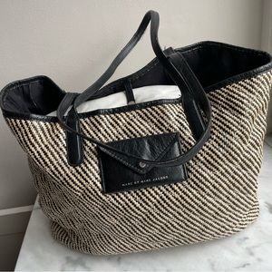 Marc by Marc Jacobs Striped Woven Tote